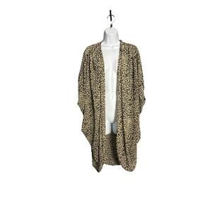 Umgee Leopard‎ Print Flowy Kimono Cardigan
Duster M/L